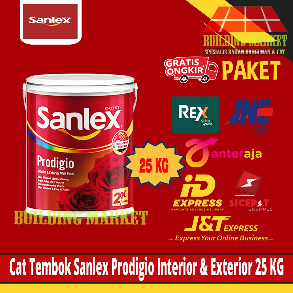 Sanlex Prodigio || Cat Tembok Terbaik dan Bagus