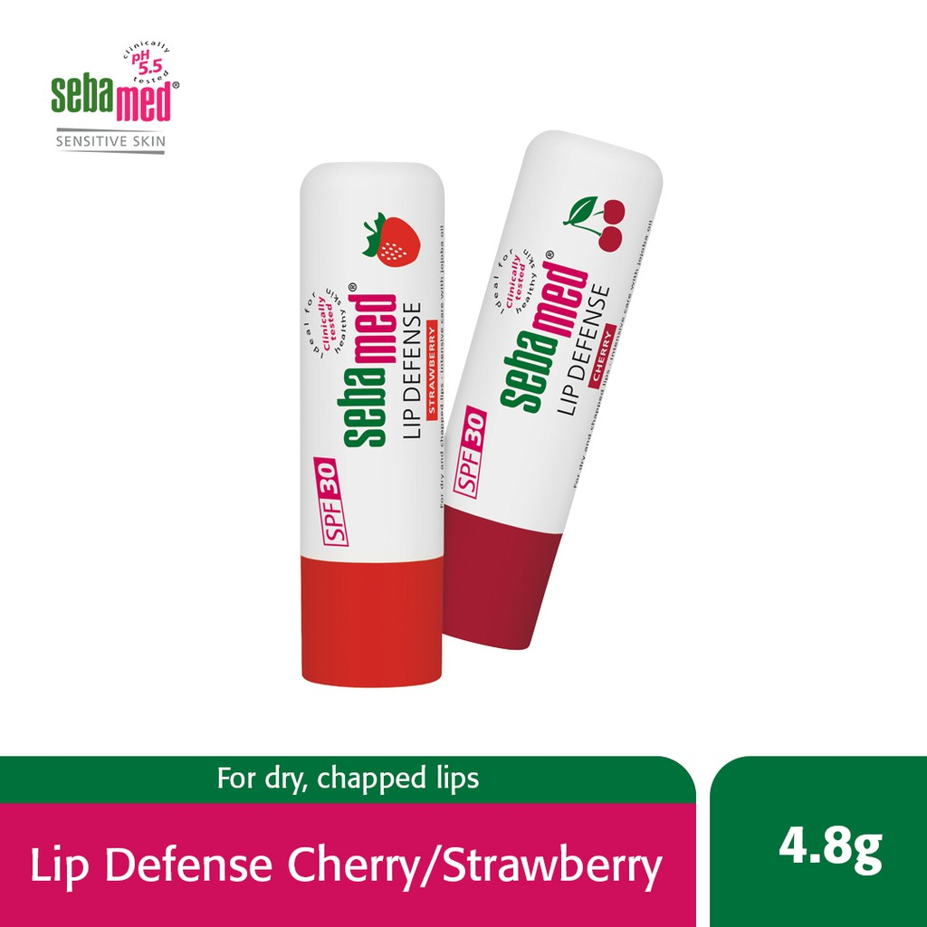 Sebamed Lip Defense Stick Strawberry || Merk Lip Balm Terbaik yang Bagus