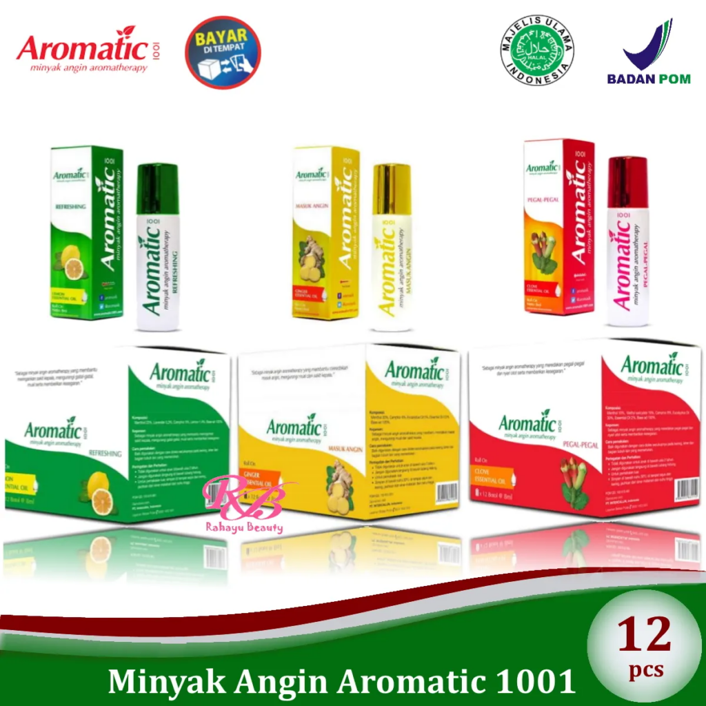 Minyak Angin Herbal Aromatic 1001 || Minyak Angin Terbaik