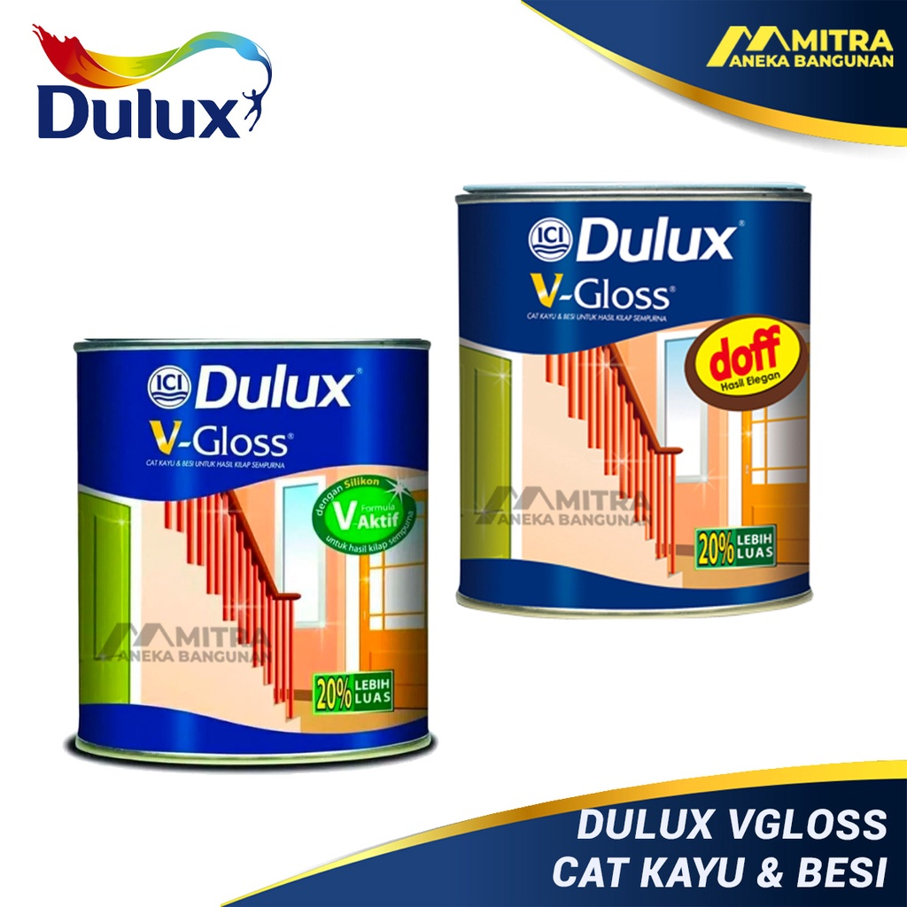 Cat Dulux V-Gloss || Merk Cat Kayu Tahan Air