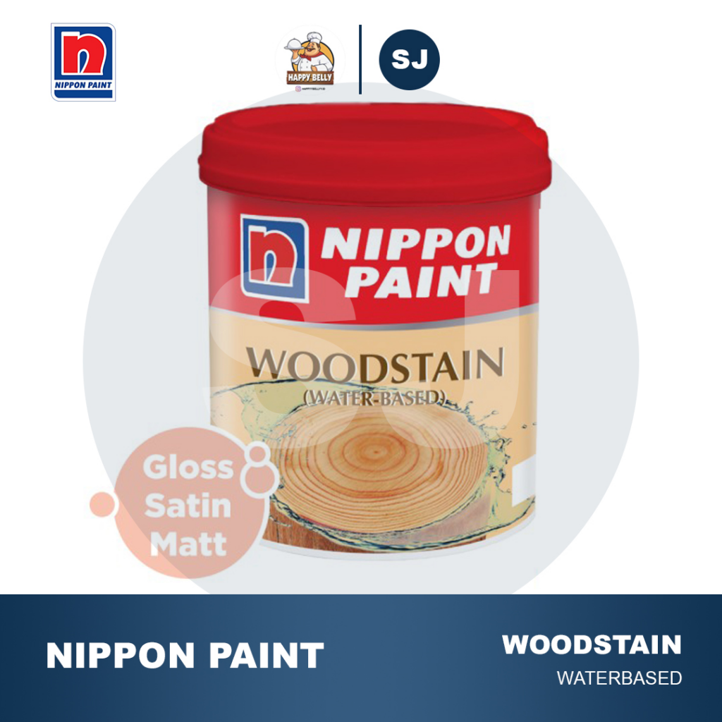 Cat Nippon Paint Woodstain Water-Based || Merk Cat Kayu Tahan Air