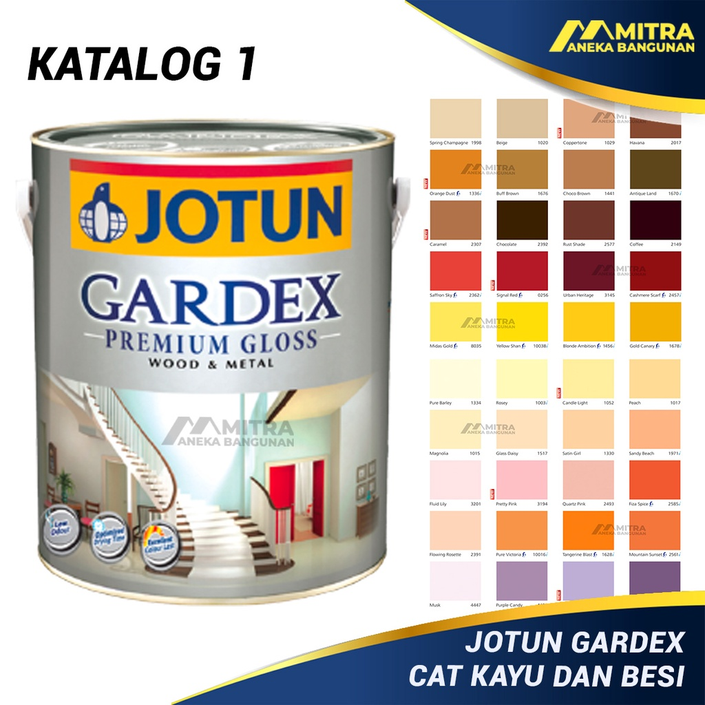 Cat Jotun Gardex Premium Gloss || Merk Cat Kayu Tahan Air