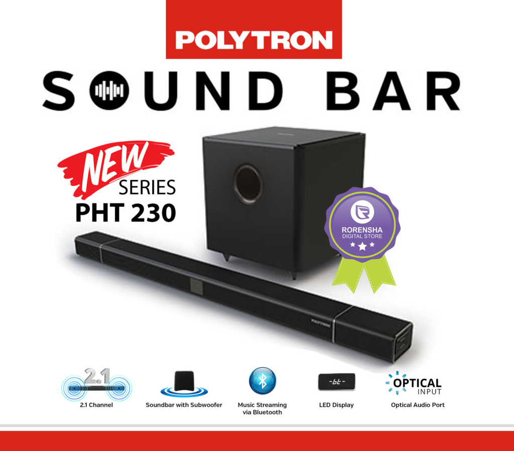 Polytron PHT 230/SB || Merk Soundbar Terbaik