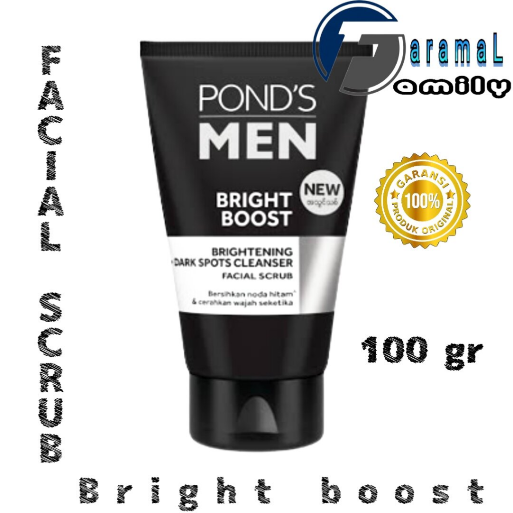 Pond’s Men Bright Boost || Merk Sabun Wajah Pria Terbaik