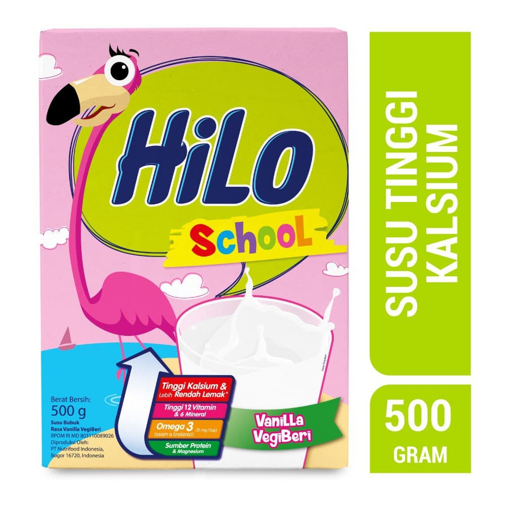 HiLo School Vanila Vegiberi Susu Peninggi Badan Anak Remaja