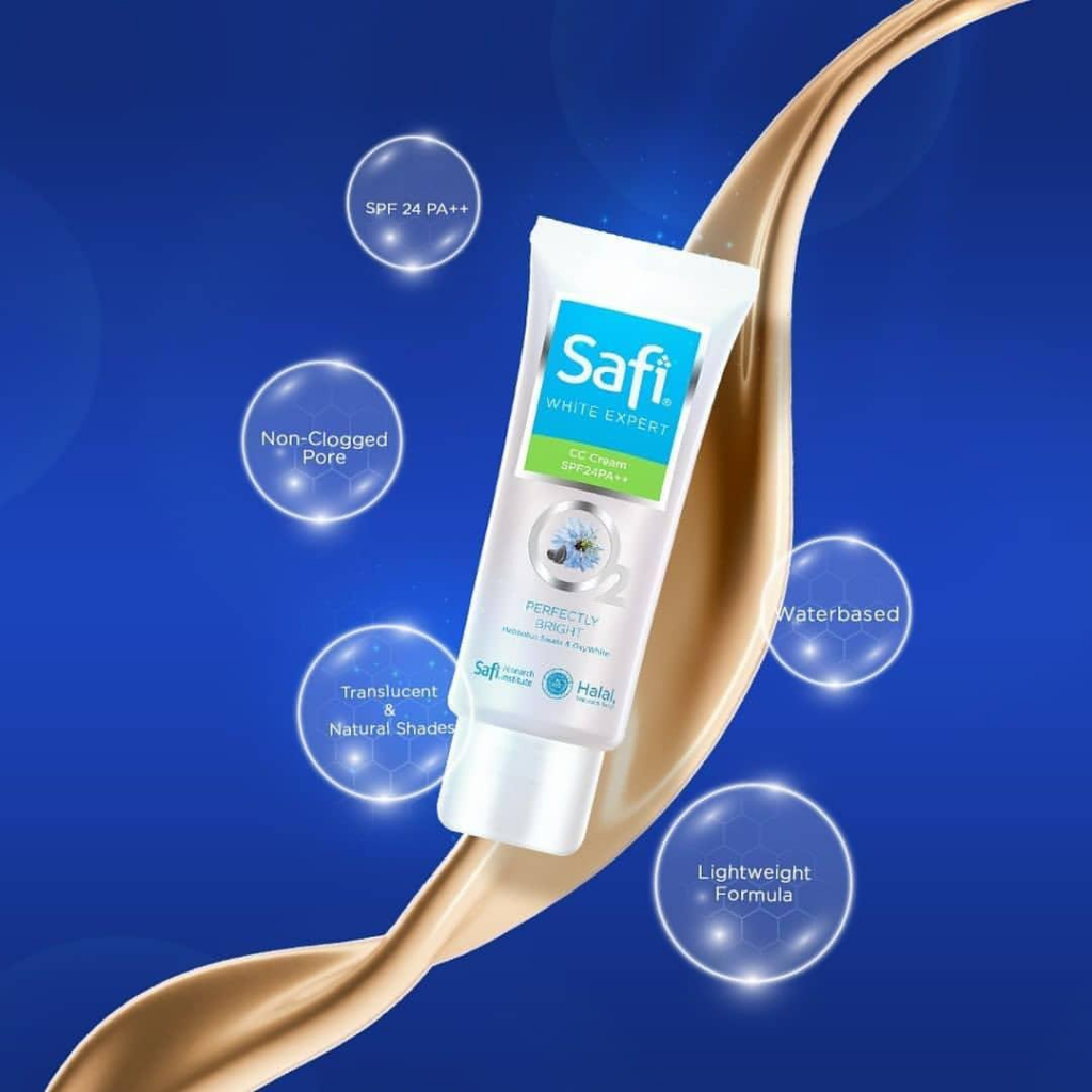 SAFI White Expert CC Cream with SPF 24 PA++ || Merk CC Cream Terbaik Untuk Kulit Berminyak