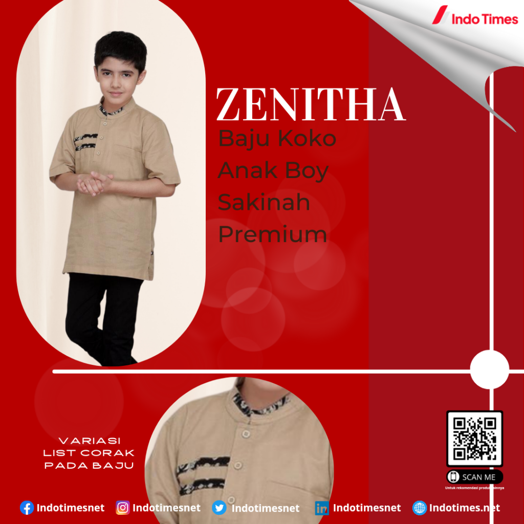 Baju Koko Anak Boy Sakinah Premium Zenitha || Model Baju Koko Anak Laki-Laki