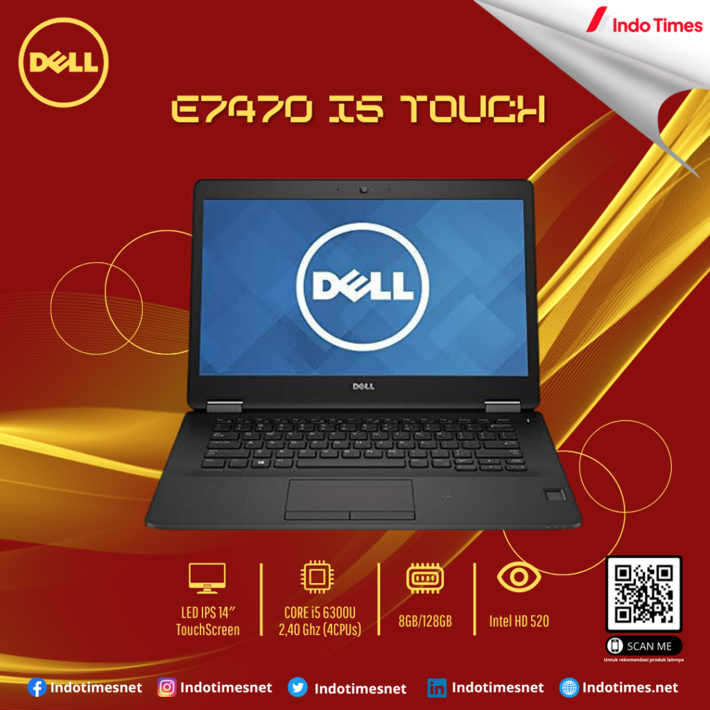 Dell E7470 i5 TOUCH || Laptop Touchscreen Murah Dibawah 5 Juta