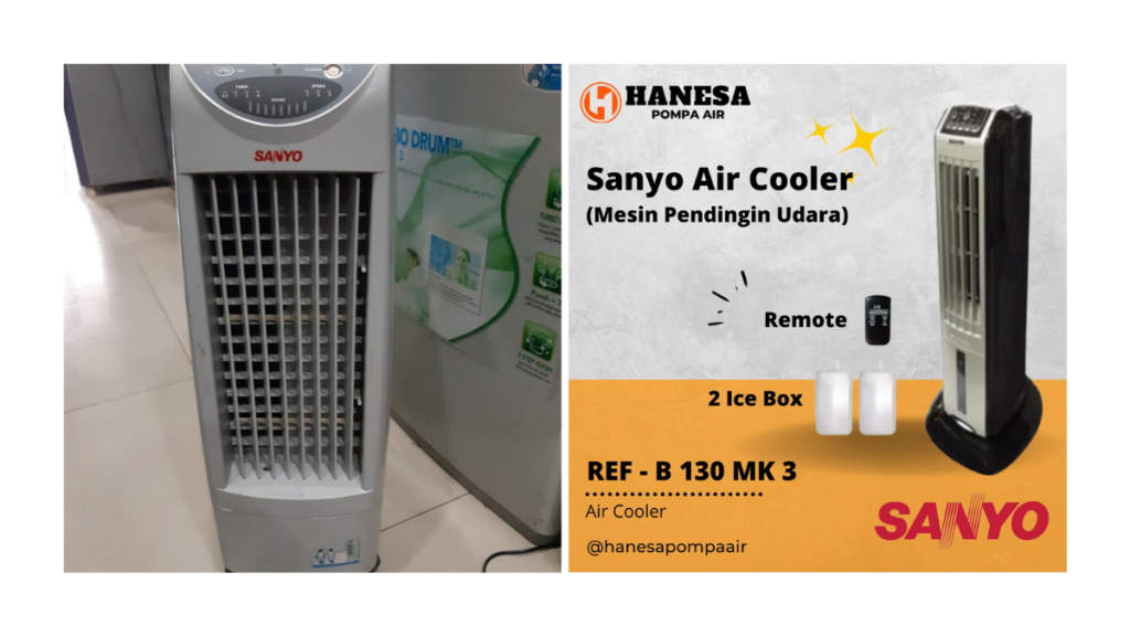 Sanyo REF-B130 Air Cooler | Merk Air Cooler Terbaik