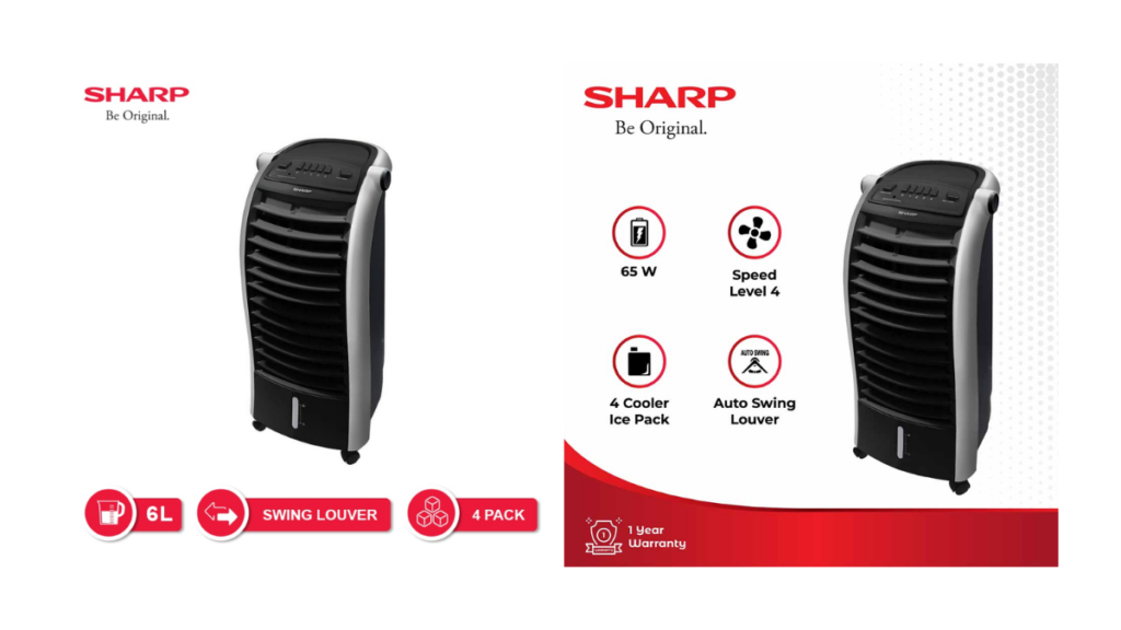 Sharp PJ-A26MY-B Air Cooler | Merk Air Cooler Terbaik