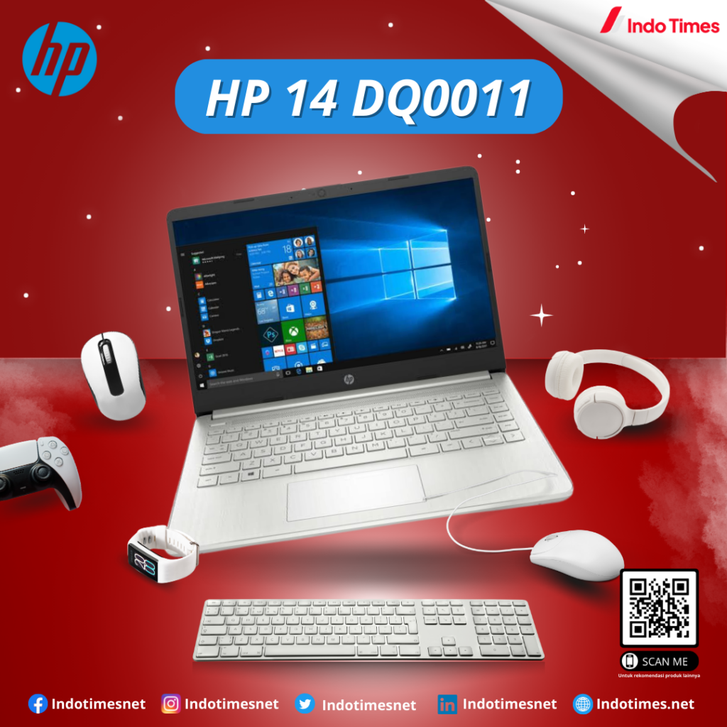HP 14 DQ0011 || Laptop Touchscreen Murah Dibawah 5 Juta