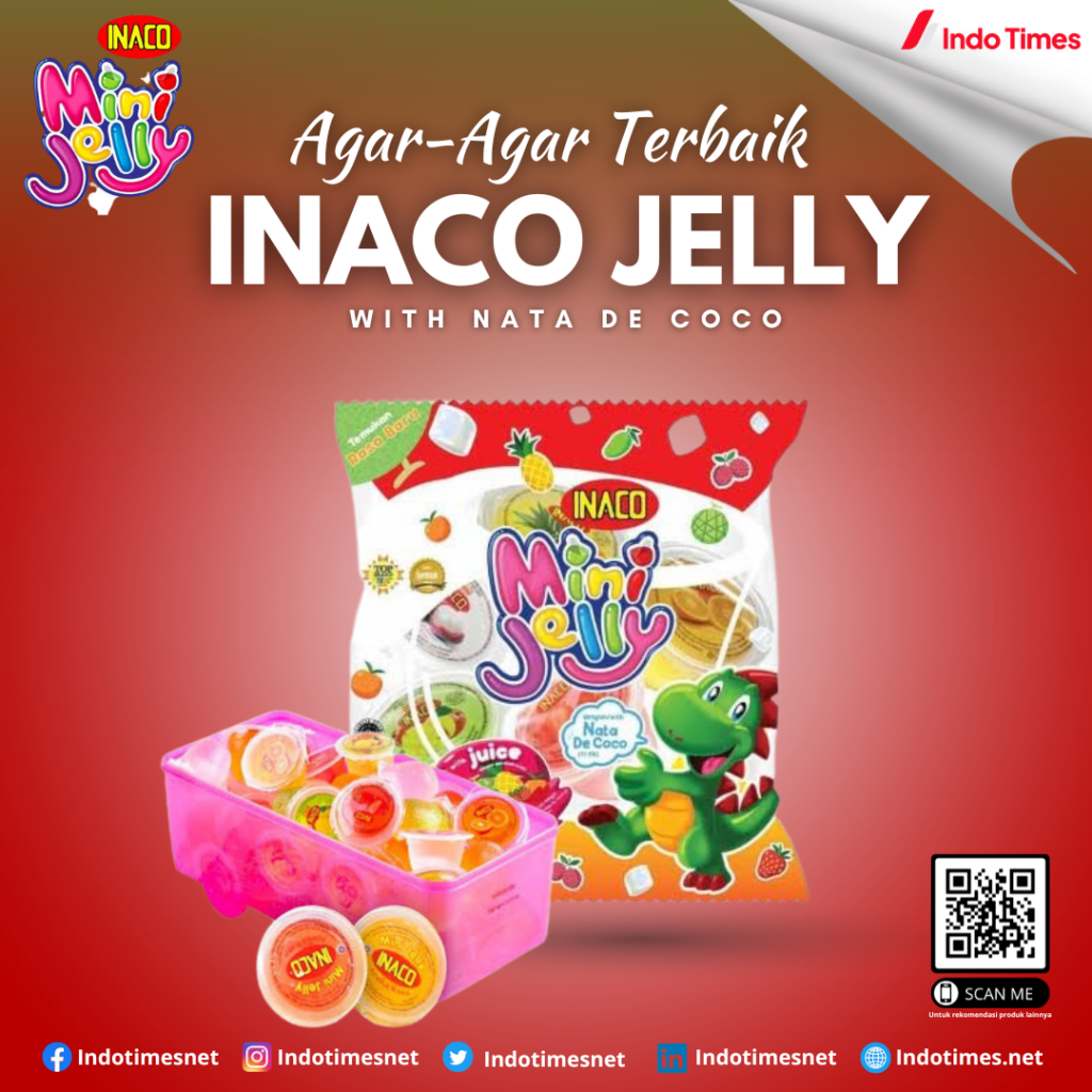 Inaco Jelly With Nata de Coco || Merk Agar-Agar Terbaik