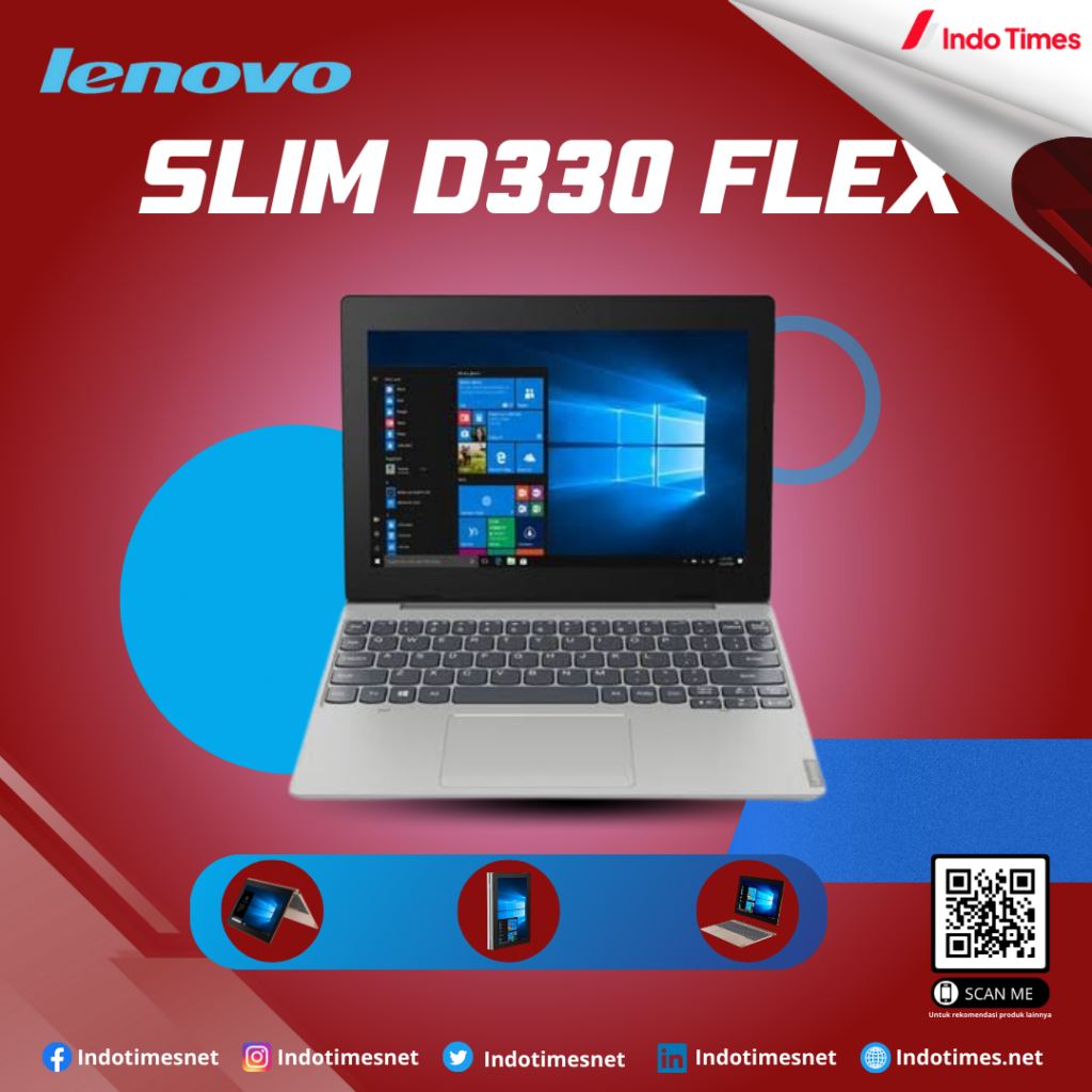 Lenovo Slim D330 Flex || Laptop Touchscreen Murah Dibawah 5 Juta