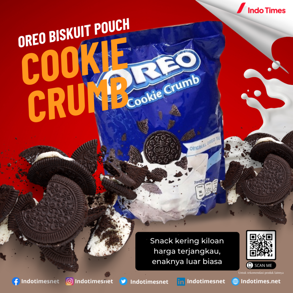 Oreo Biskuit Cookie Crumb Pouch || Snack Kering Kiloan Harga Terjangkau