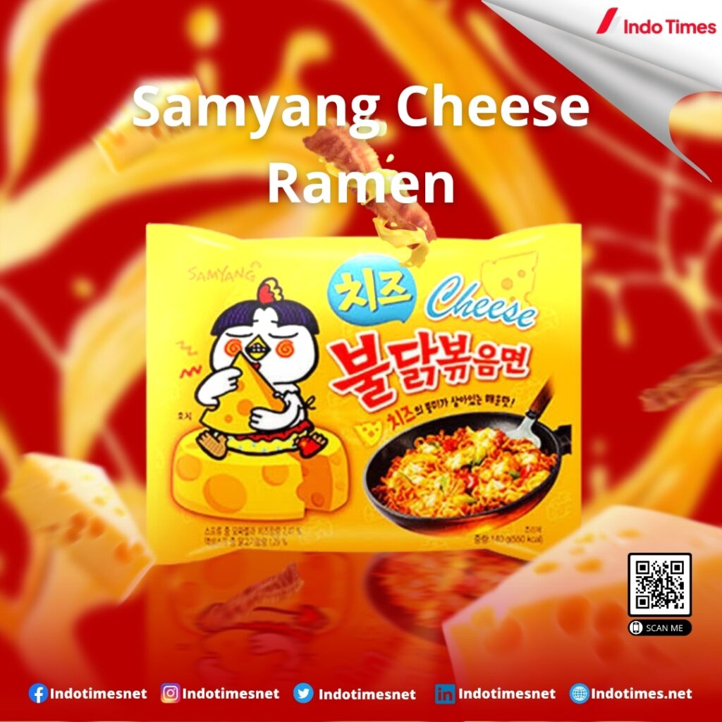 Samyang Cheese Ramen || Varian Mie Instan Samyang Terpedas