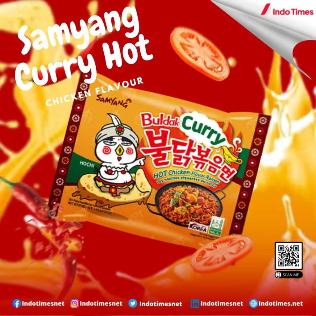 Samyang Curry Hot Chicken Flavour || Varian Mie Instan Samyang Terpedas