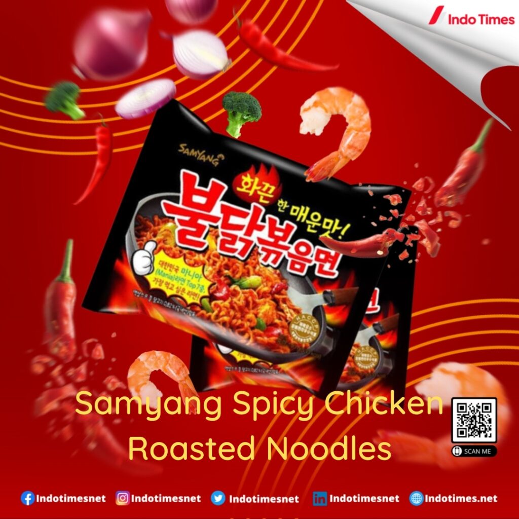 Samyang Spicy Chicken Roasted Noodles || Varian Mie Instan Samyang Terpedas
