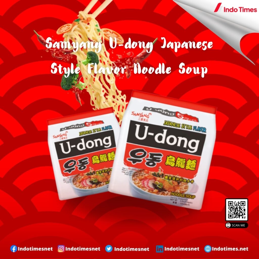 Samyang U-dong Japanese Style Flavor Noodle Soup || Varian Mie Instan Samyang Terpedas