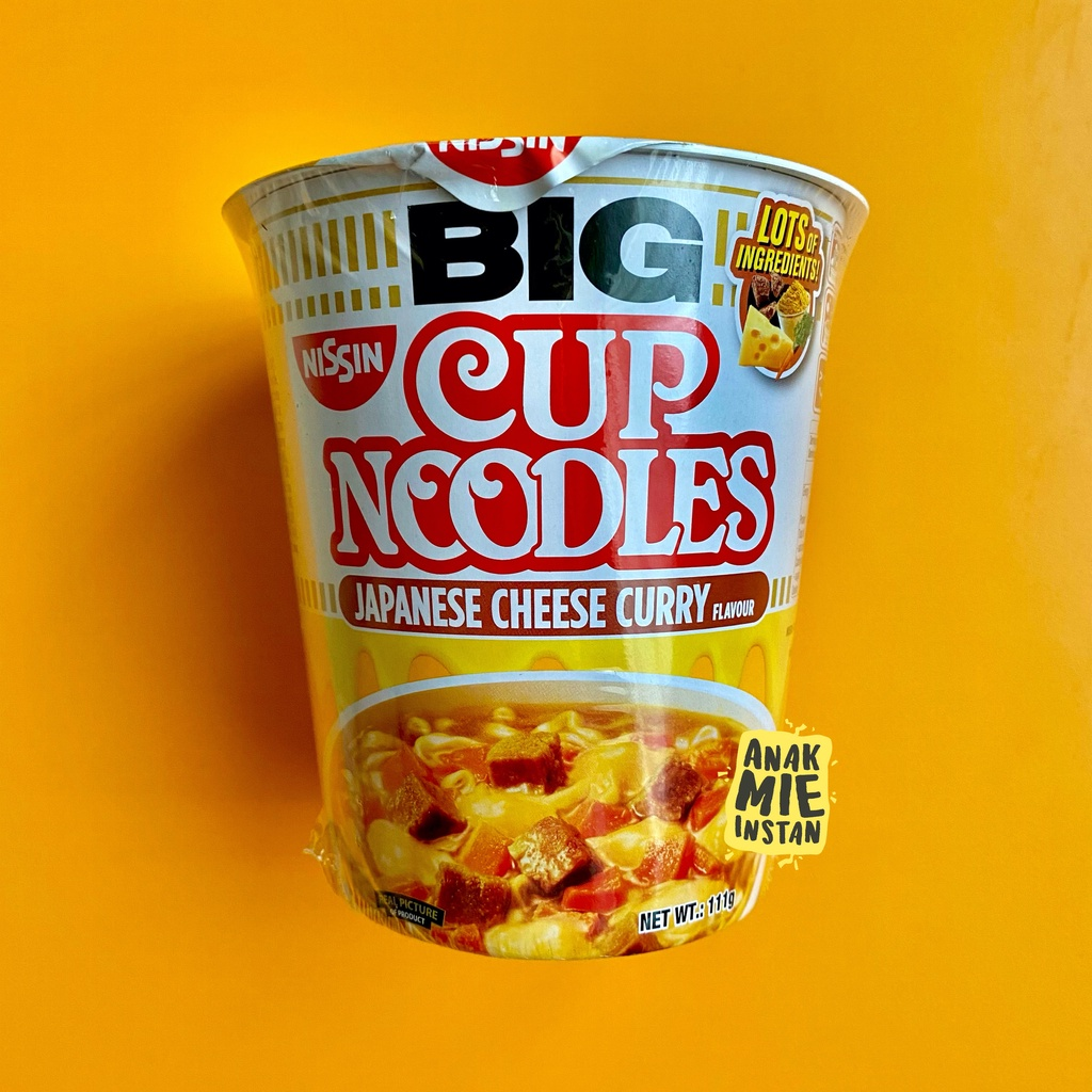 Nissin Big Cup Noodles Japanese Cheese Curry || Nissin Cup Noodles Terbaik