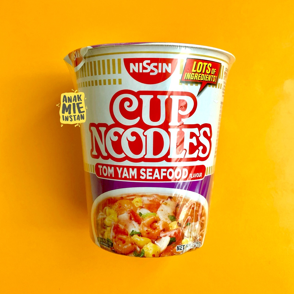 Nissin Cup Noodles Tom Yam Seafood || Nissin Cup Noodles Terbaik
