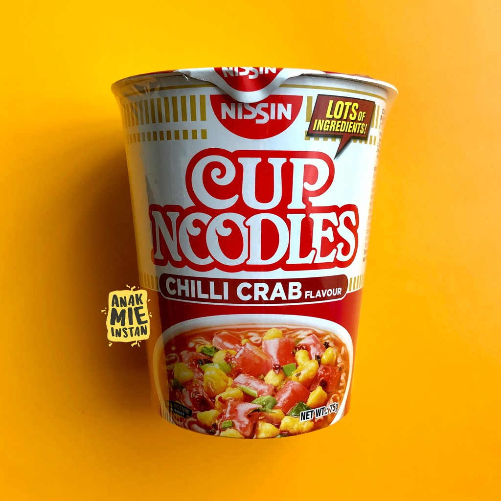 Nissin Cup Noodles Chilli Crab || Nissin Cup Noodles Terbaik