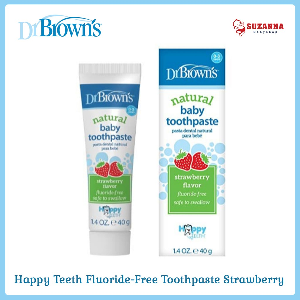 Dr. Brown Natural Baby Toothpaste || Pasta Gigi Terbaik Untuk Anak Usia 1 Tahun