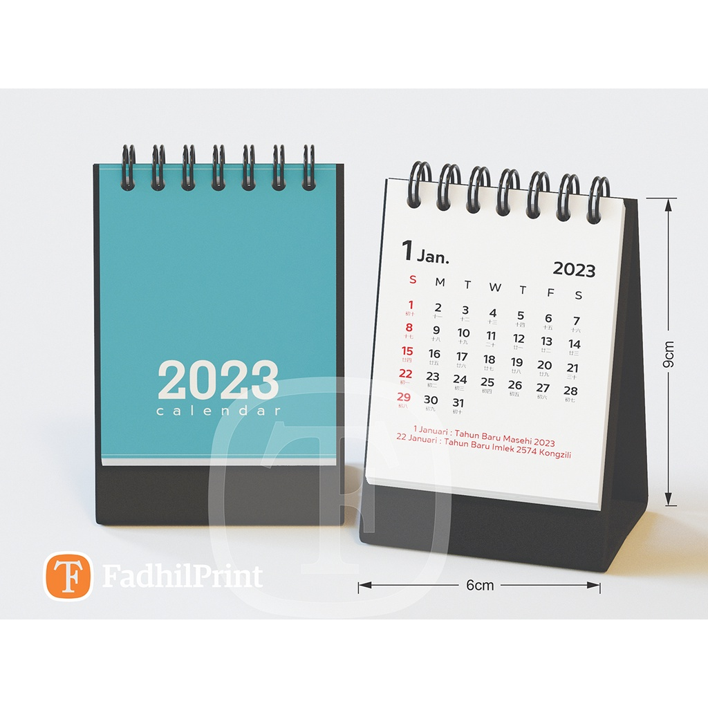 Kalender Meja: Lalacraft Kalender Meja Mini 2023 || Produk yang Wajib Ada di Meja Kerja