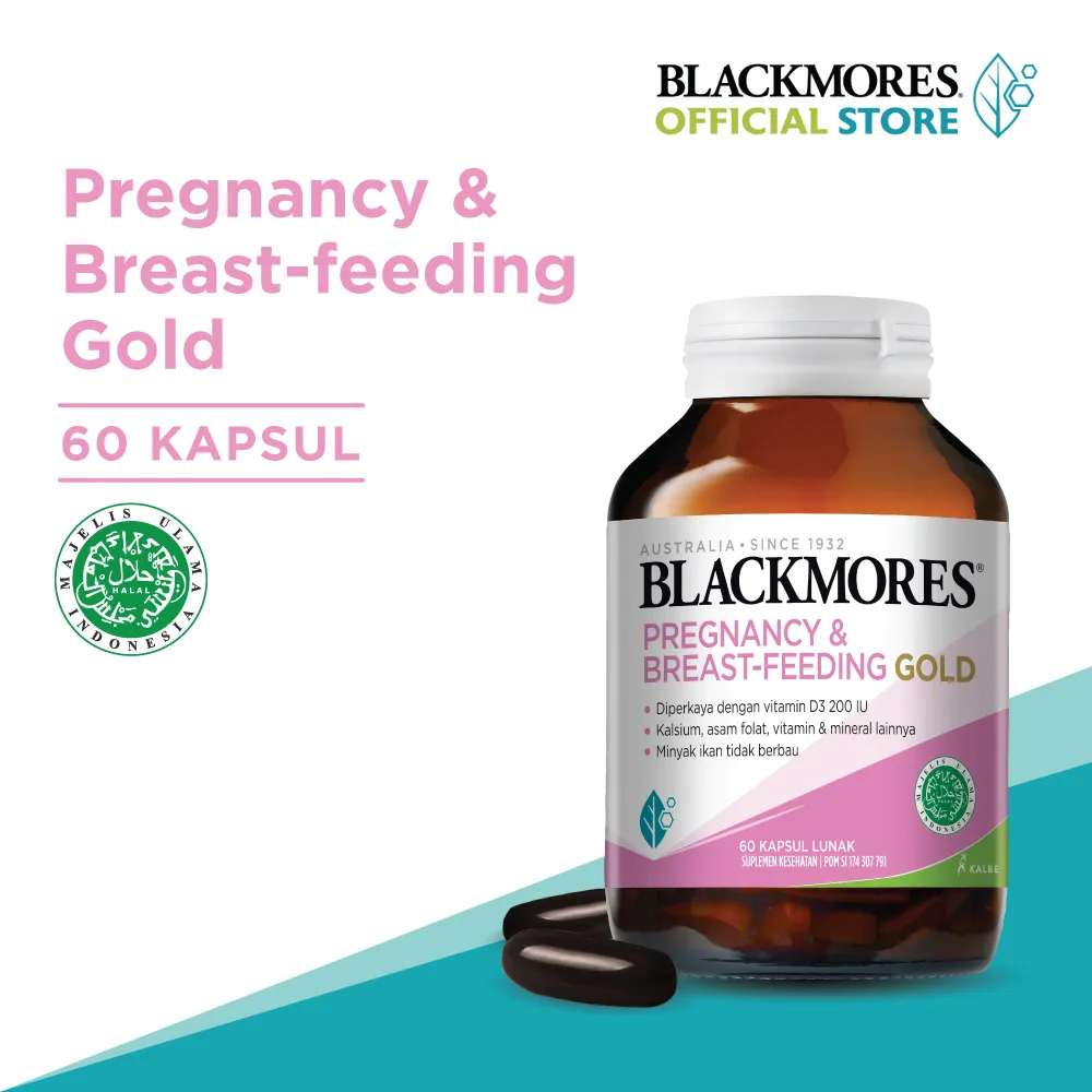 Blackmores Pregnancy & Breast-Feeding Gold || Kado untuk Ibu Hamil Terbaik