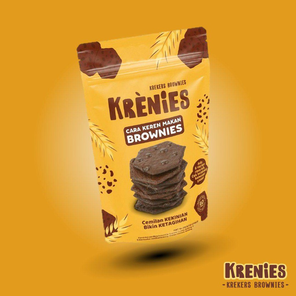 KRENIES Krekers Brownies || Merk Keripik Brownies Terbaik