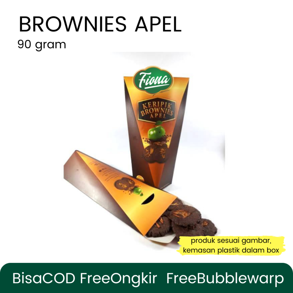 Gendhis Keripik Brownies Apel || Merk Keripik Brownies Terbaik
