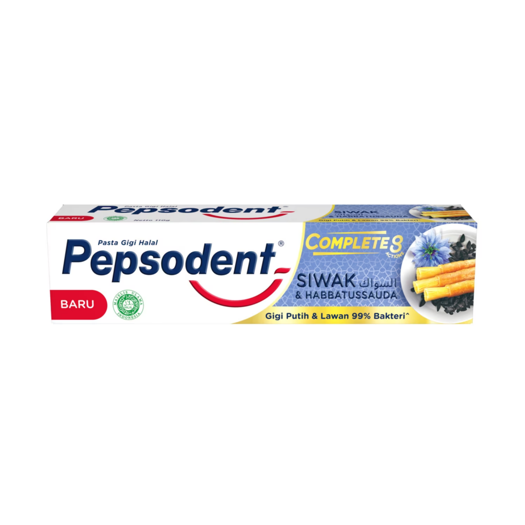Unilever Pasta Gigi Pepsodent Complete 8 Siwak || Pasta Gigi Siwak Terbaik
