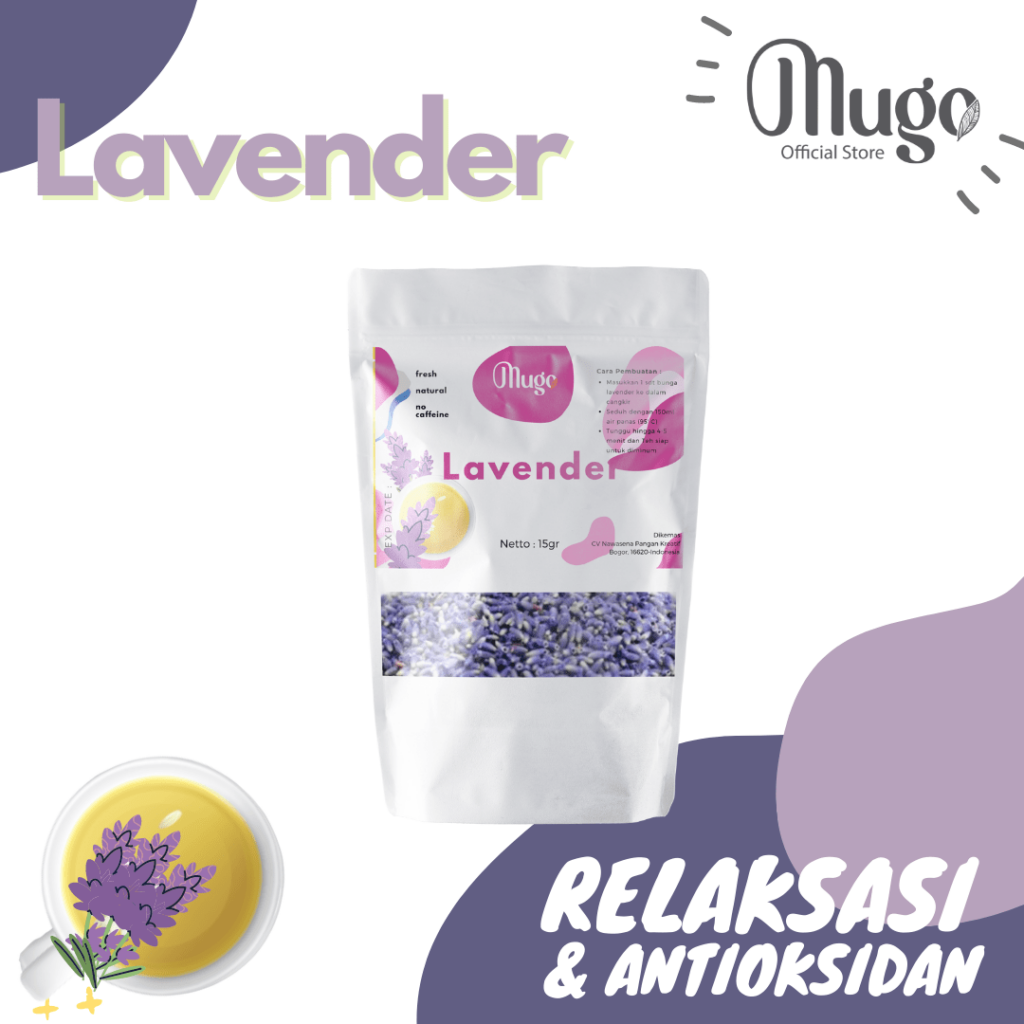 Mugo Dried Lavender Tea || Merk Lavender Tea Terbaik