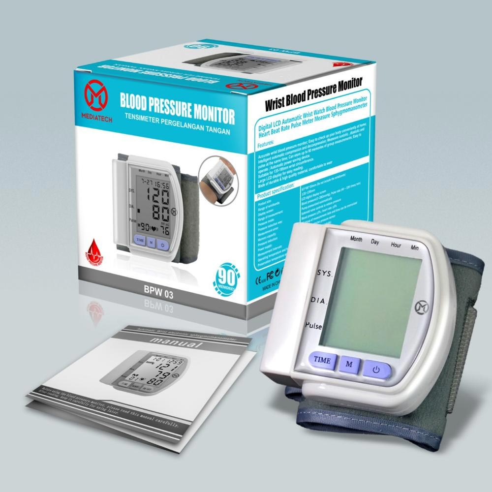 Mediatech Wrist Blood Pressure Monitor BPW 03 || Merk Tensimeter yang Bagus 