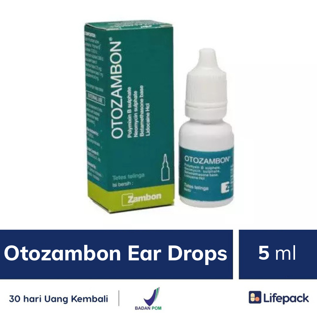 Neomycin Sulfat Kombinasi (Otopraf, Otozambon) || Obat Tetes Telinga yang Bagus