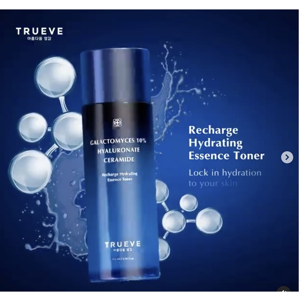 Trueve Recharge Hydrating Essence Toner || Toner untuk kulit sensitif