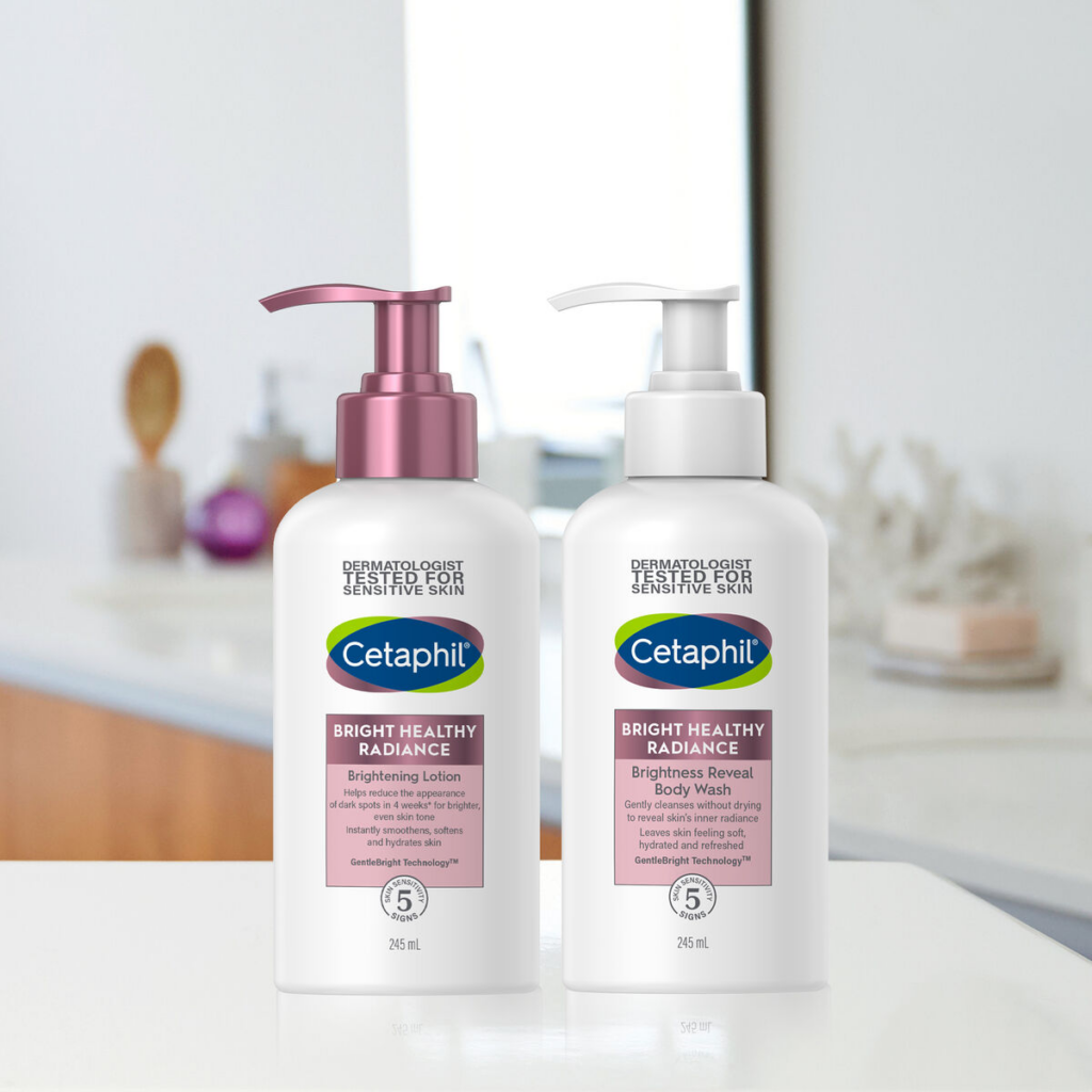 Cetaphil Bright Healthy Radiance Reveal Body Wash || sabun mandi pemutih badan aman
