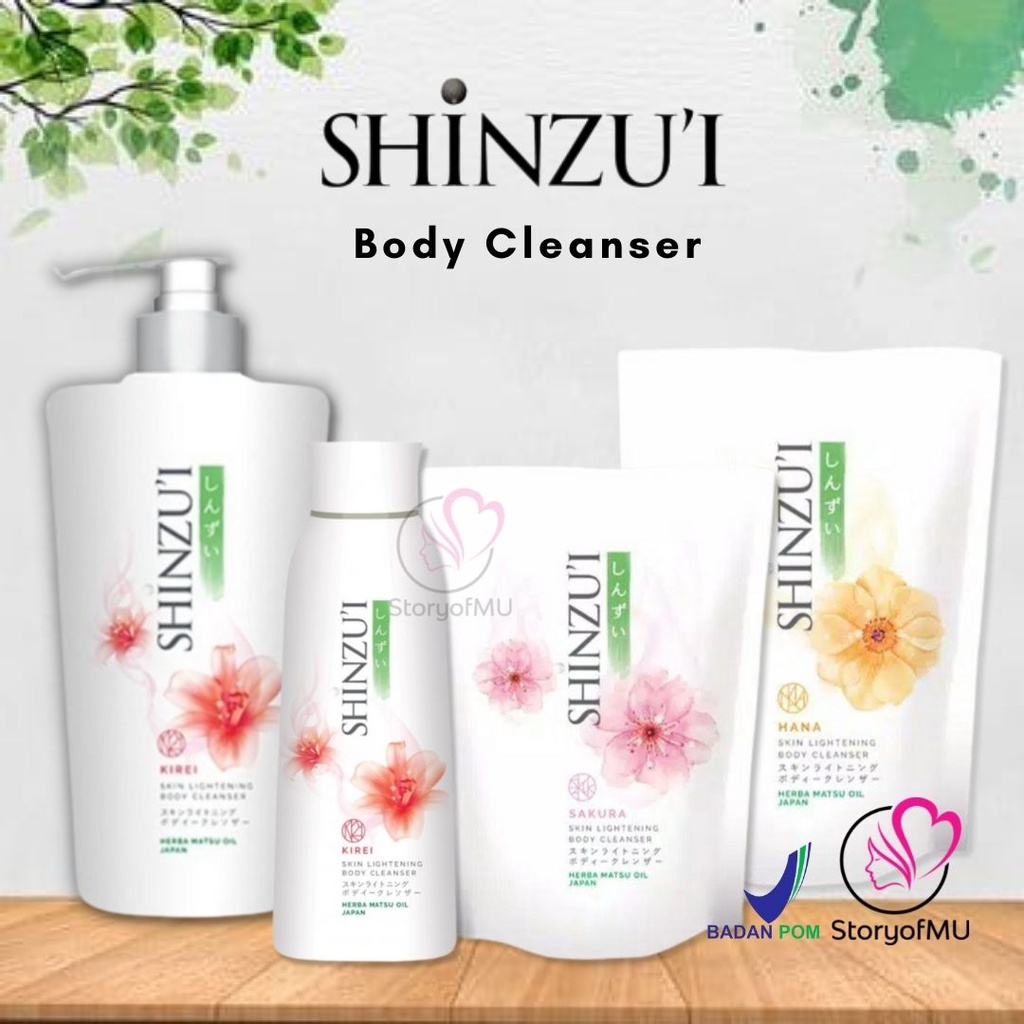 Shinzui Skin Lightening Body Cleanser || sabun mandi pemutih badan aman
