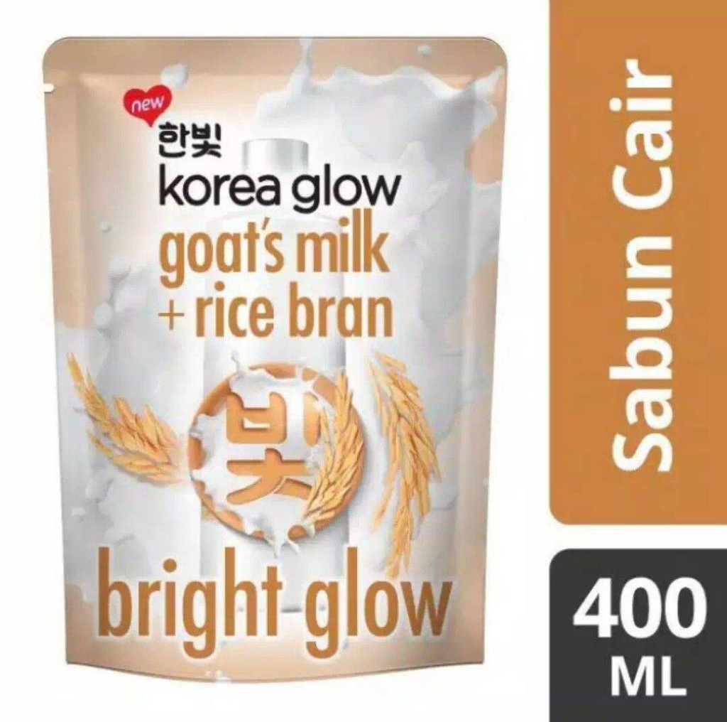 Korea Glow Goats Milk & Rice Bran || sabun mandi pemutih badan aman