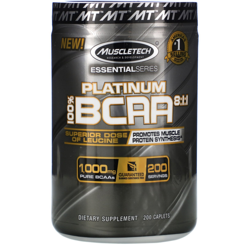 Muscletech Platinum BCAA 8:8:1 Essentials || Suplemen BCAA Terbaik dan Aman