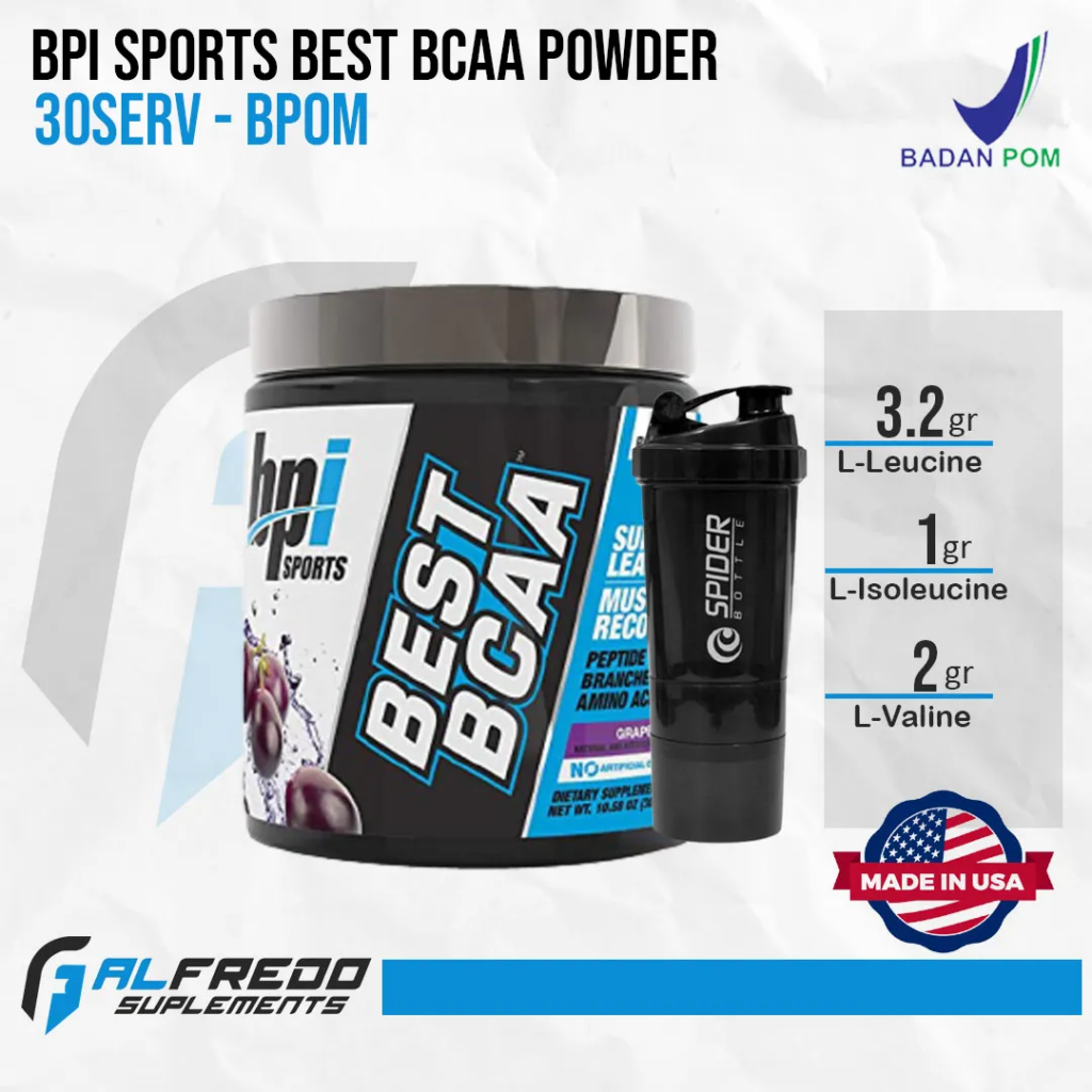 BPI Best BCAA 30 Serving || Suplemen BCAA Terbaik dan Aman