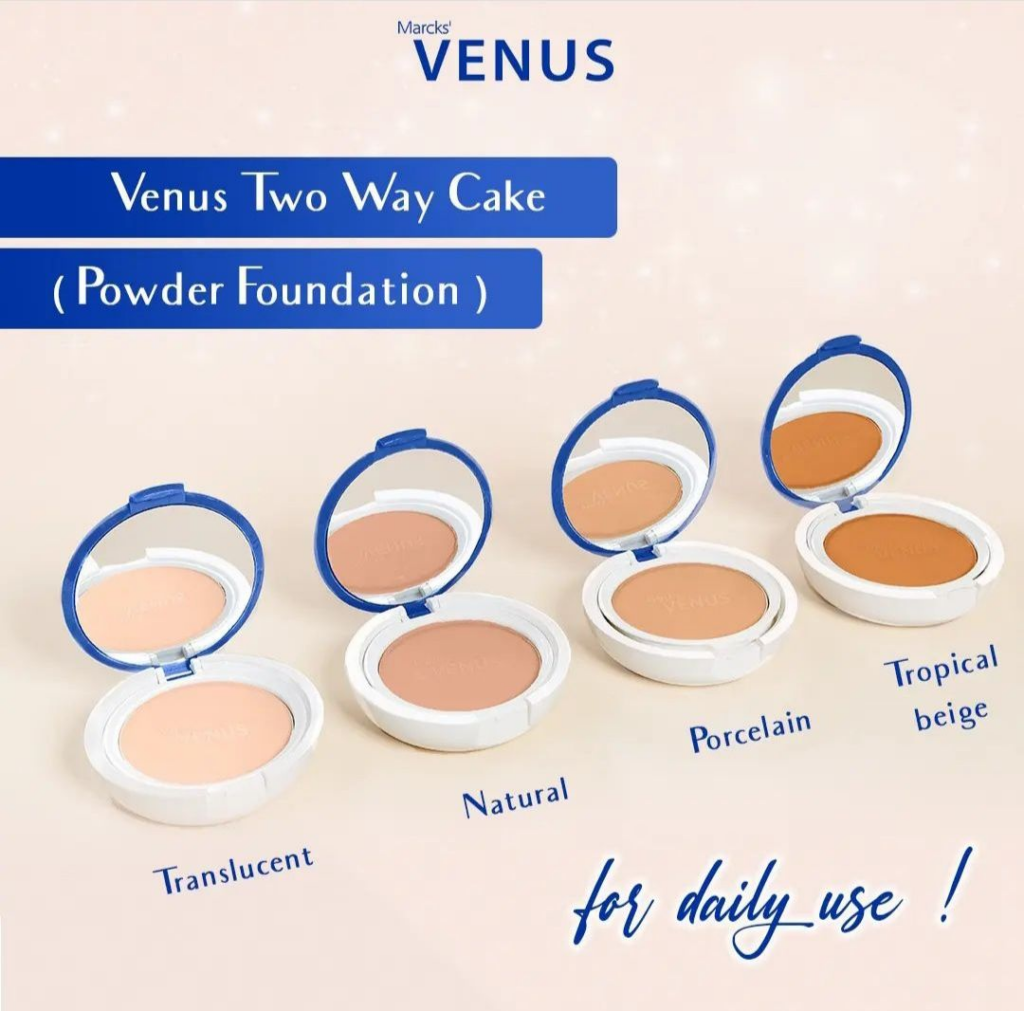 Marcks Venus Two Way Cake || Bedak Two Way Cake Bagus
