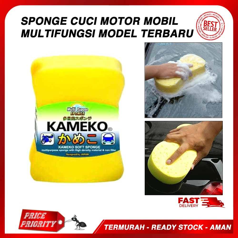 Kameko Sponge Busa || Produk Perawatan Sepeda Motor