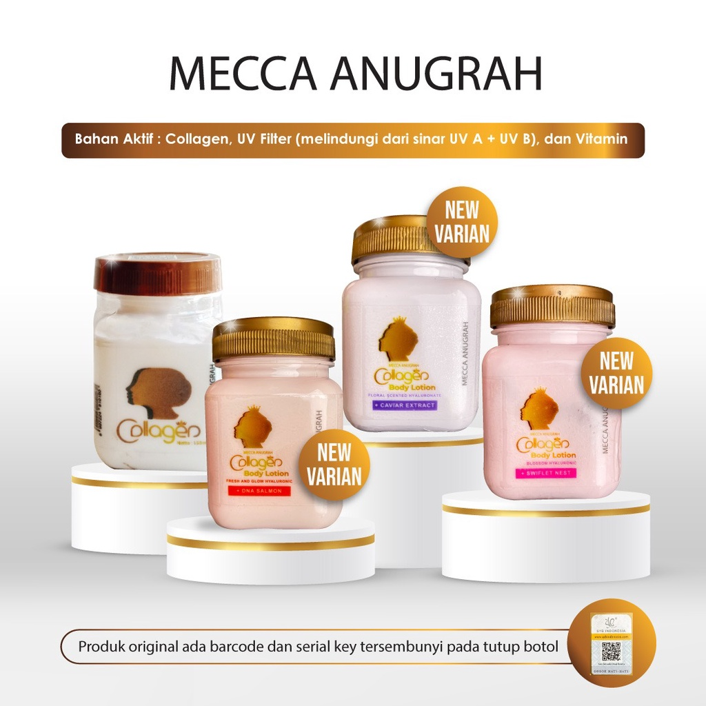 Mecca Anugrah Collagen Body Lotion || collagen body lotion terbaik