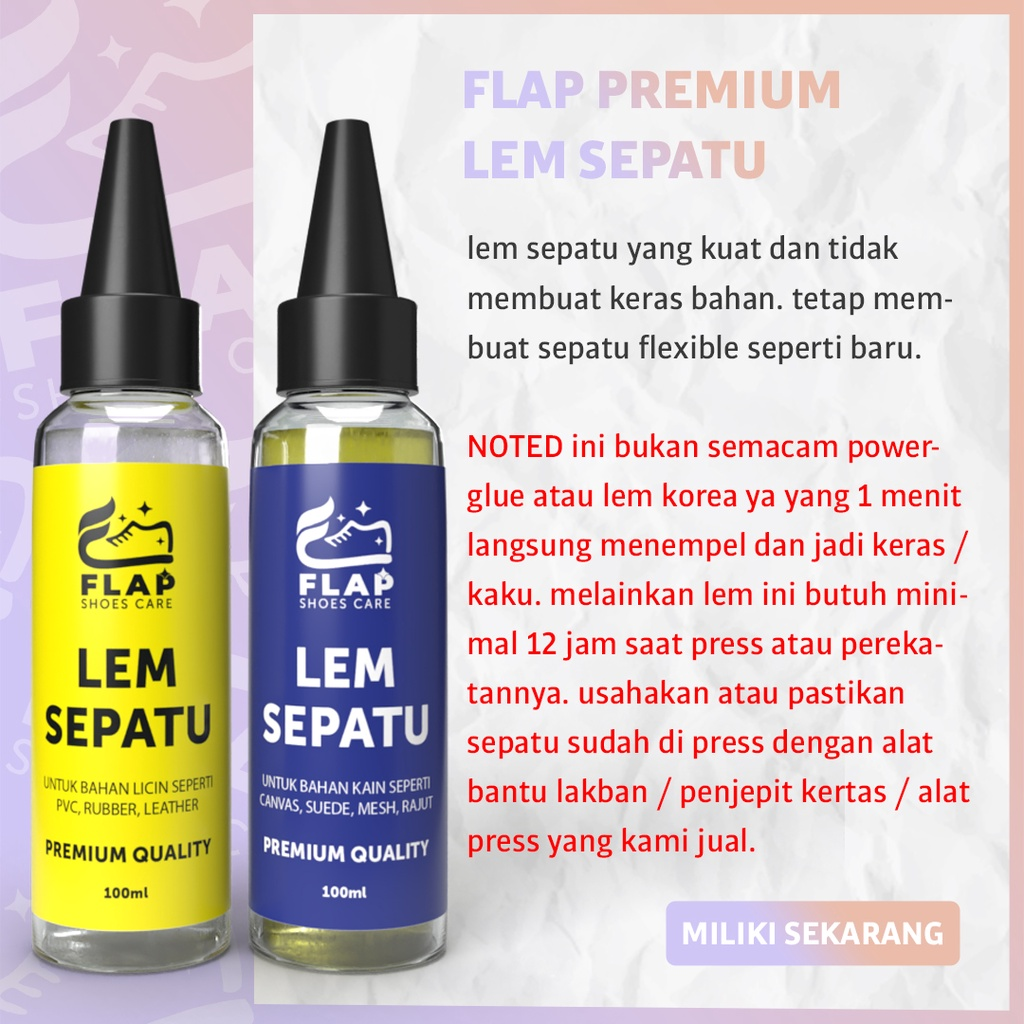 Flap Shoes Care: Lem Sepatu Premium Quality || Lem Sepatu Paling Kuat