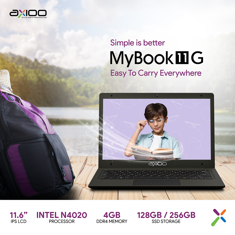 AXIOO SLIMBOOK MYBOOK 11G || Laptop 11 Inch Terbaik