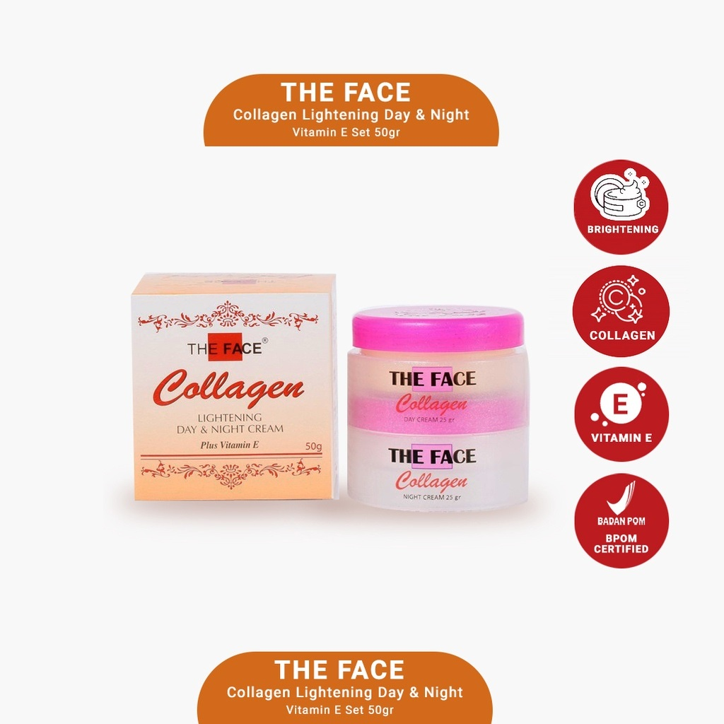 The Face Cream Collagen || Merk Cream Collagen Terbaik