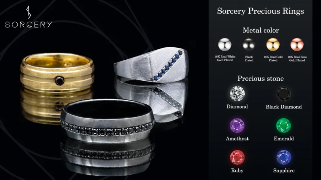 Sorcery 925 Silver Ring seri VRS 18K Real Gold || Cincin Perak Terbaik dan Berkualitas