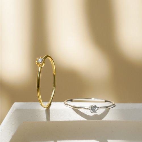 Dear Me Jewelry Quinn Ring 925 Sterling: Silver 14K Gold Plated || Cincin Perak Terbaik dan Berkualitas