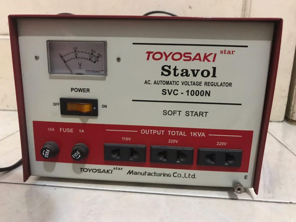 Toyosaki seri SVC-1000N || Stabilizer Listrik Terbaik