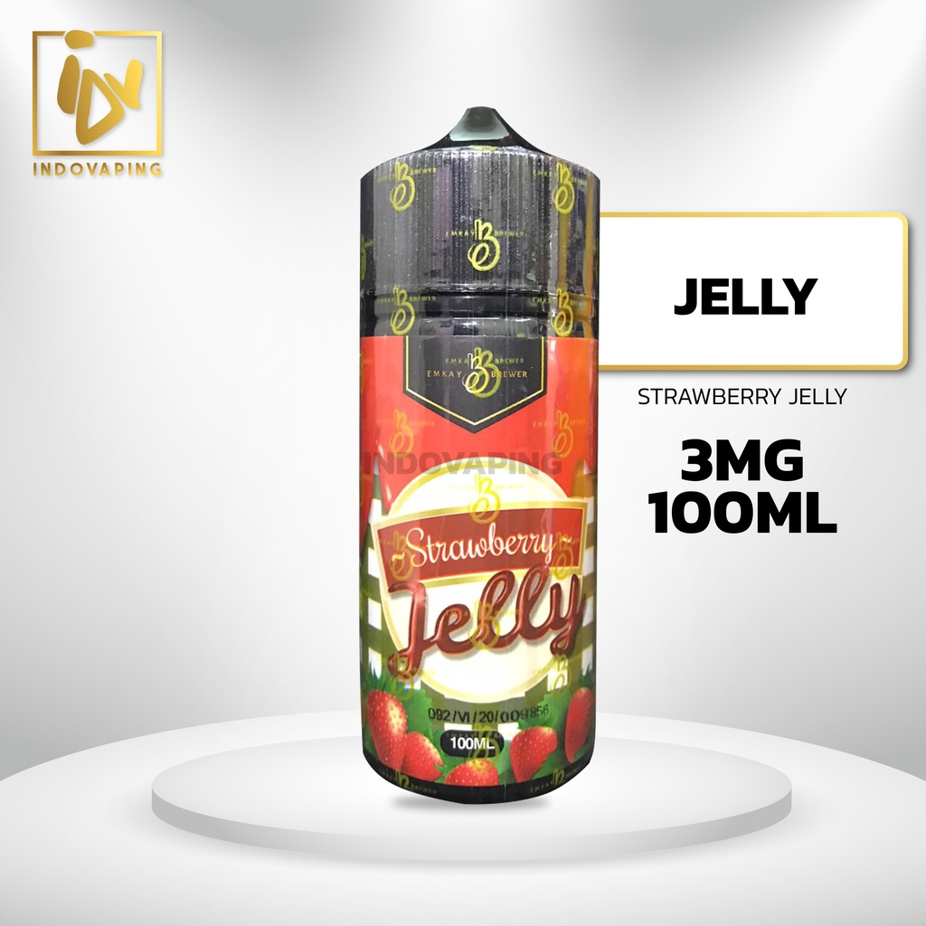 Emkar Brewer Strawberry Jelly || Liquid Freebase Terbaik dan Terenak 2023